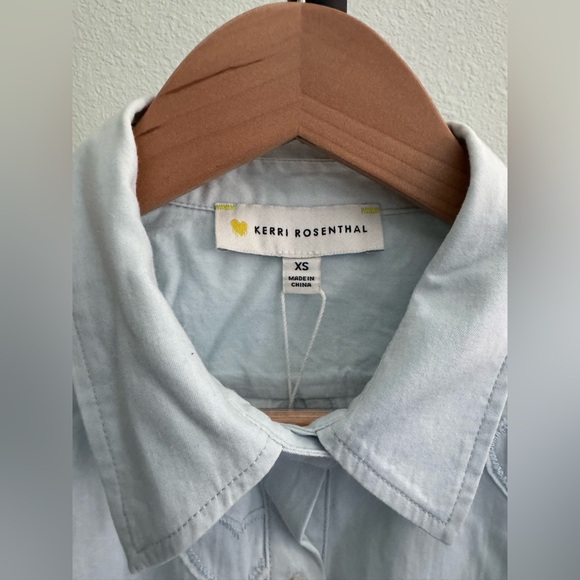 Kerri Rosenthal | 🩵Mia Shirt Heart Appliqué 🩵NWT - Picture 4 of 12